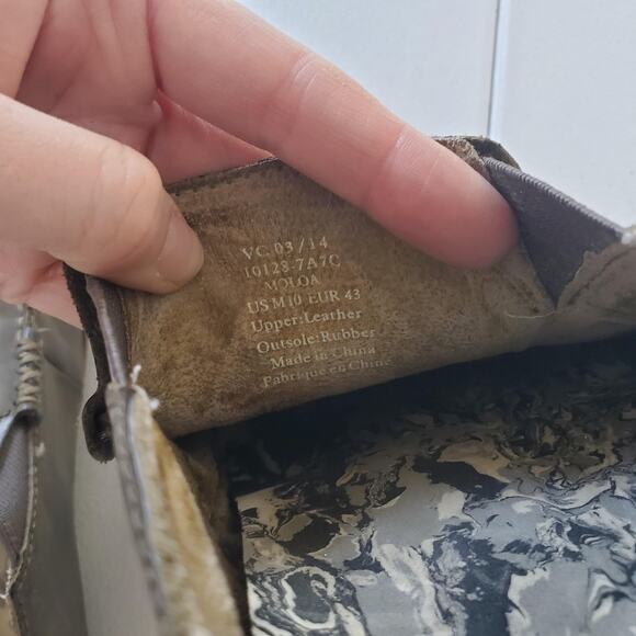 OluKai Moloa Shoes Mens Size 10 Brown Leather Loafers Slip On Comfort 10128-747C - Picture 5 of 9